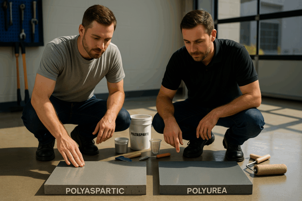 Polyaspartic vs Polyurea Floor Coatings