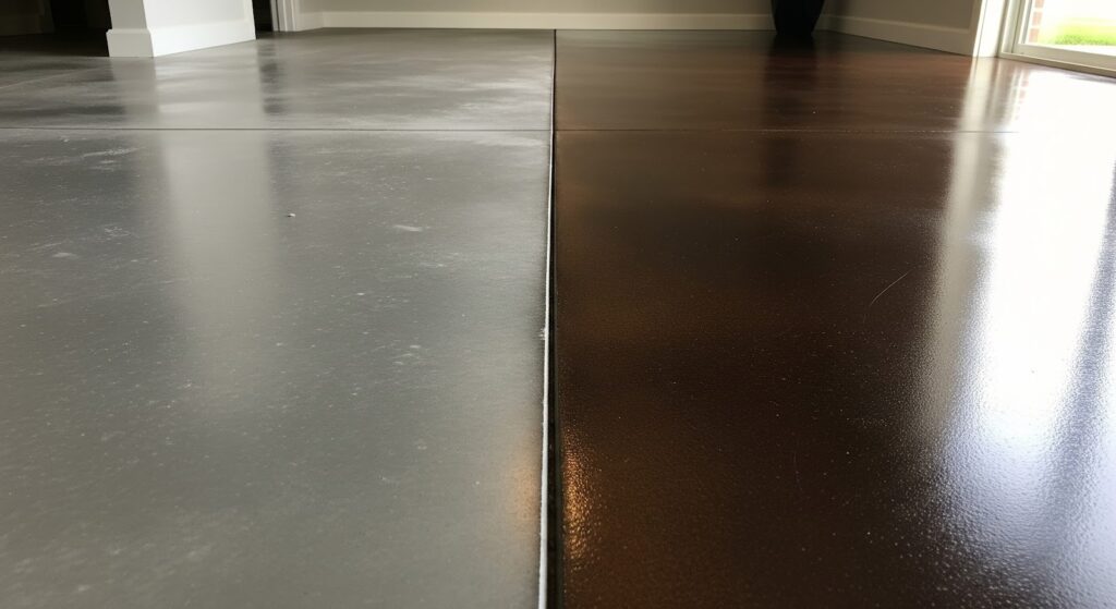 How much does it cost to stain concrete floors yourself?
